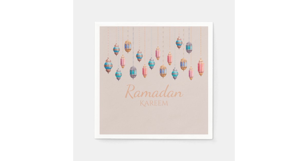 ramadan kareem napkins