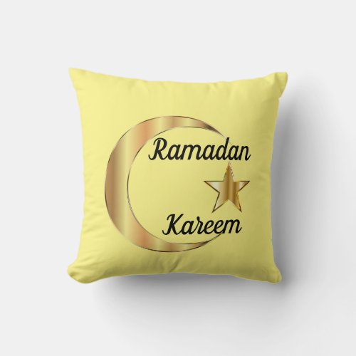 Ramadan Kareem throw pillow