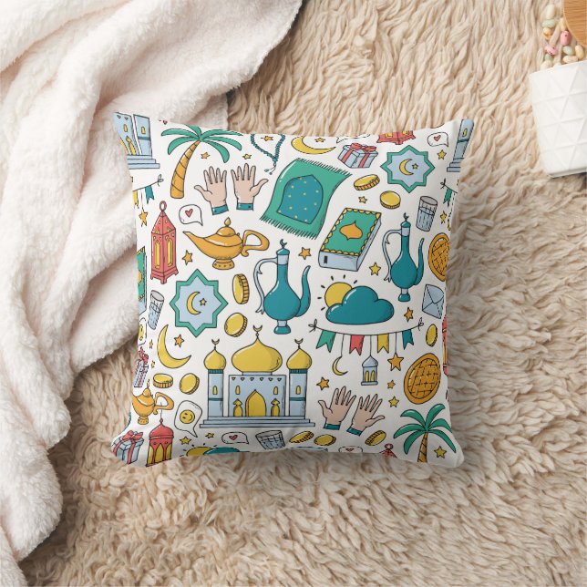 Ramadan Kareem  Throw Pillow (Blanket)