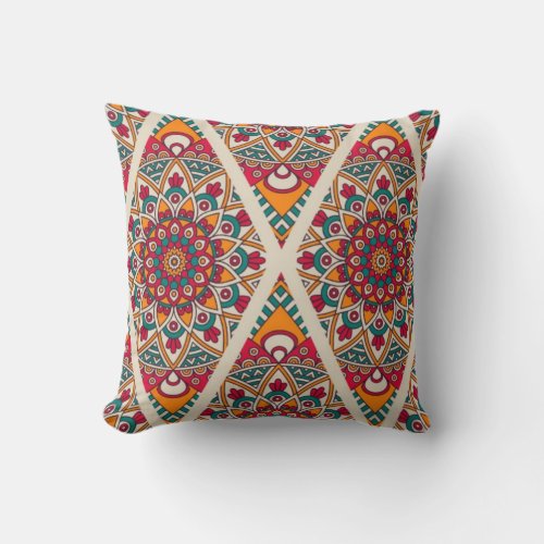 Ramadan Khayamiya Pattern  Throw Pillow