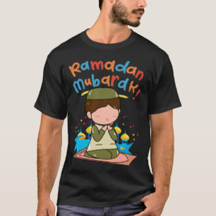 Ramadan Kids Ramadan Kareem Mubarak Salat Mosque T-Shirt