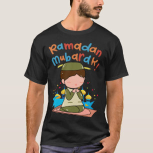 Ramadan Kids Ramadan Kareem Mubarak Salat Mosque T-Shirt