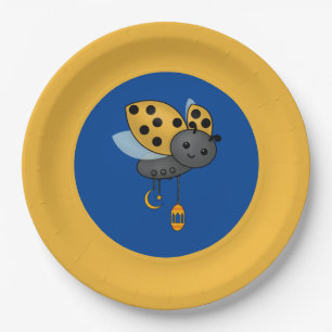 Ramadan Ladybug Lanterns Paper Plates