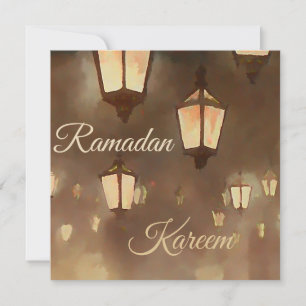 Ramadan Lamps - Flat Card