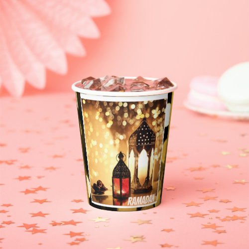 Ramadan lantern  paper cups