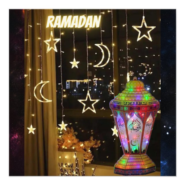 Ramadan lantern.  photo print (Front)
