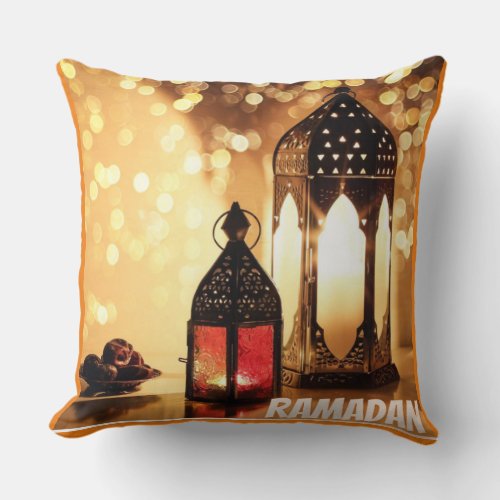 Ramadan lantern    throw pillow