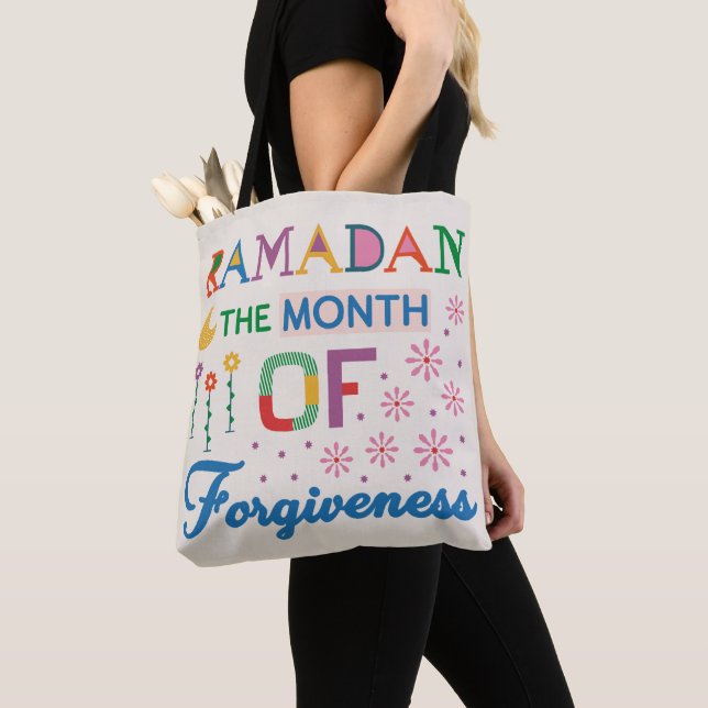 Ramadan Month Of Forgiveness Tote Bag (Close Up)