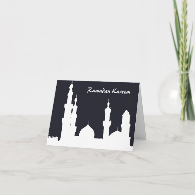 Ramadan Mosque Black Card (Front)