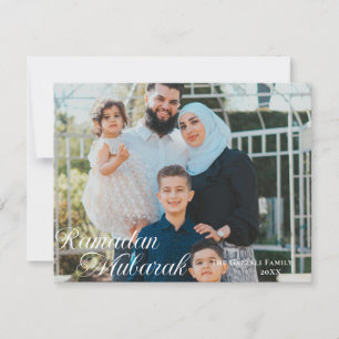 Ramadan Mubarak 2 Photo Holiday Card