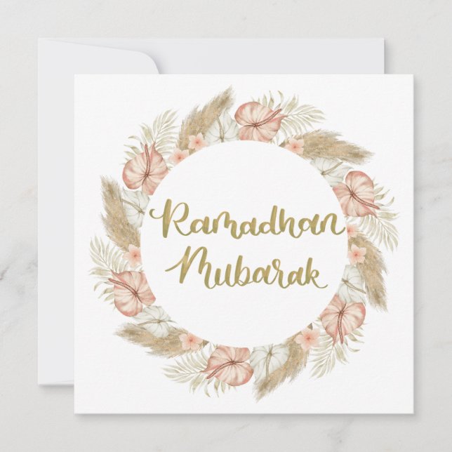 Ramadan Mubarak 3 Invitation (Front)