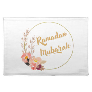 Ramadan Mubarak 5 Cloth Placemat