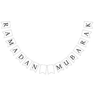 Ramadan Mubarak  Bunting Flags