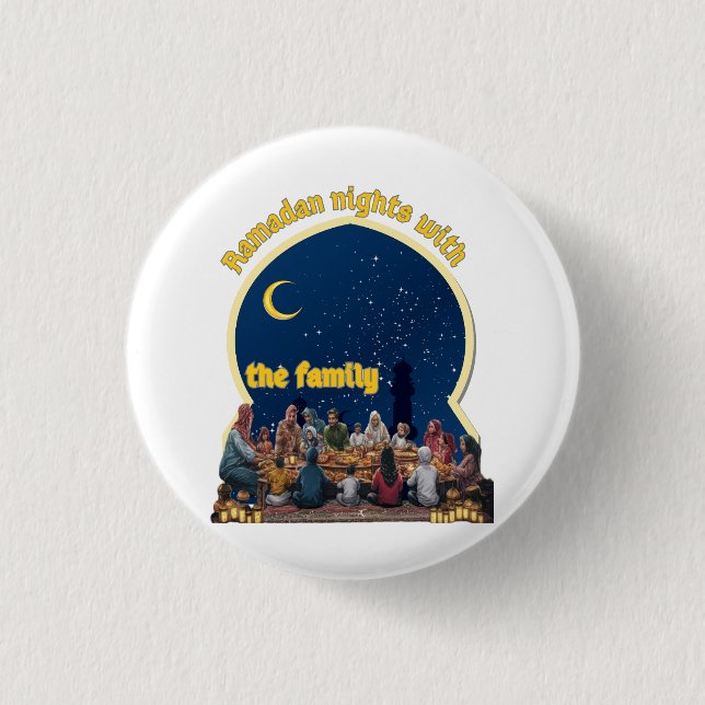 RAMADAN MUBARAK BUTTON (Front)