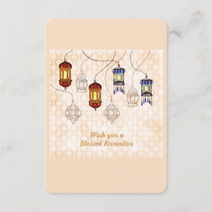 Ramadan Mubarak greeting card