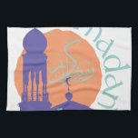 Ramadan Mubarak Hand Towel<br><div class="desc">Personalize your Ramadan project with this neat design. This will look great on t-shirts, hoodies, banners, tote bags and more.</div>