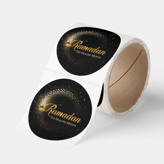 Ramadan MubaraK Holiday  Classic Round Sticker (Roll)