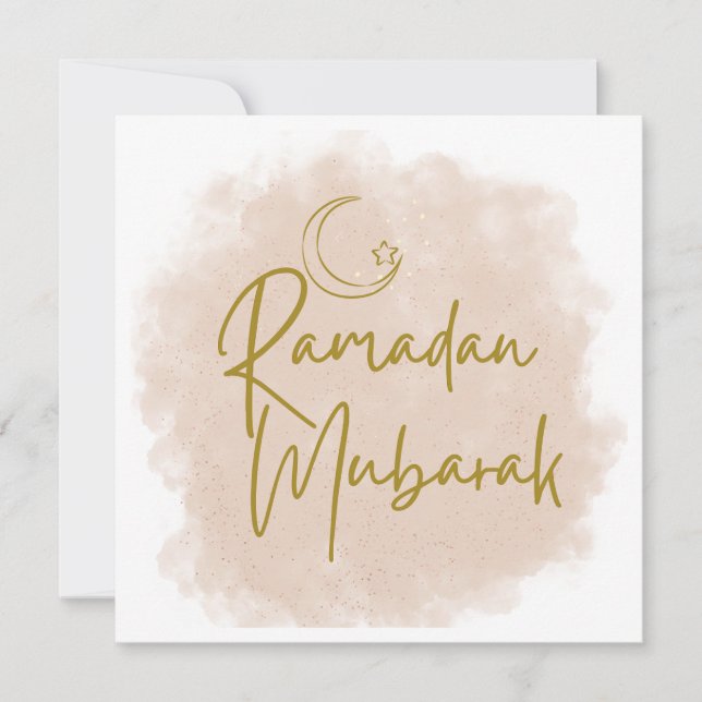 ramadan mubarak invitation (Front)