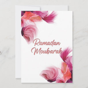 Ramadan Mubarak islamic art Invitation