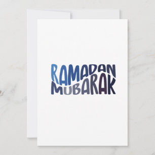 Ramadan Mubarak Islamic quote  Invitation