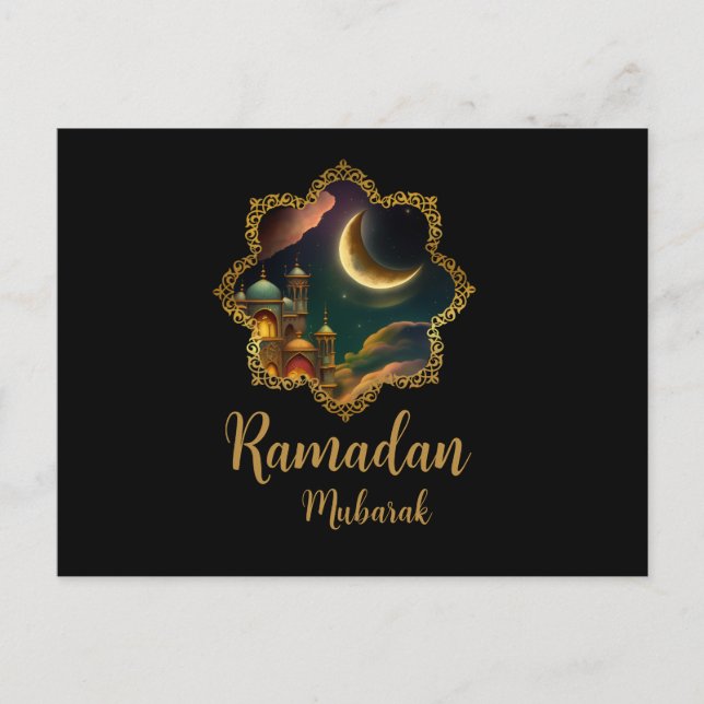 RAMADAN MUBARAK KAREEM 2024 HOLIDAY POSTCARD (Front)