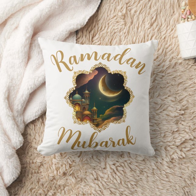 RAMADAN MUBARAK KAREEM 2026 THROW PILLOW (Blanket)