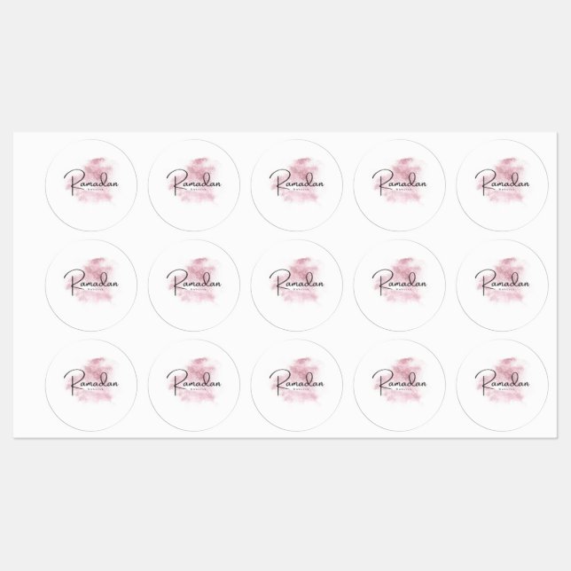 Ramadan Mubarak karem Labels (Sheet)