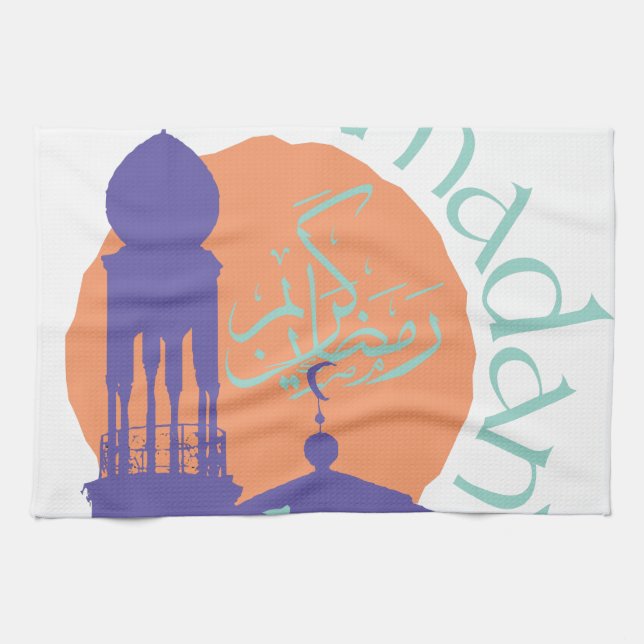 Ramadan Mubarak Kitchen Towel (Horizontal)