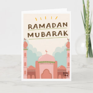 Ramadan Mubarak - Masjid Card
