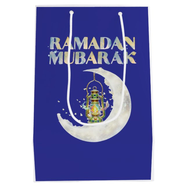 Ramadan Mubarak Medium Gift Bag (Back)