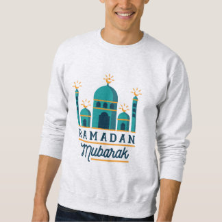 Ramadan Mubarak Mosque Crescent Art Sweatshirt