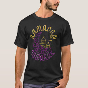 Ramadan Mubarak Mosque Islamic Celebration Islam R T-Shirt