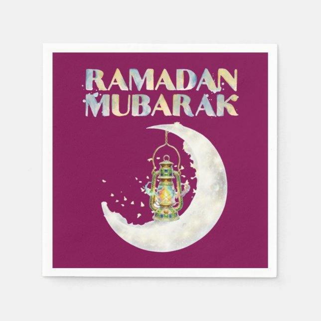 Ramadan Mubarak Napkins (Front)