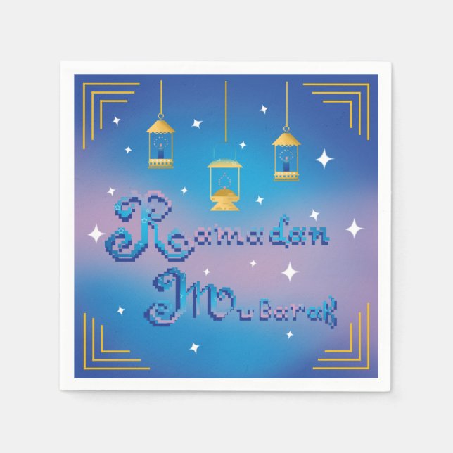 Ramadan Mubarak Napkins (Front)