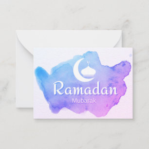 Ramadan Mubarak Note Card