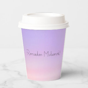 Ramadan Mubarak Paper Cups
