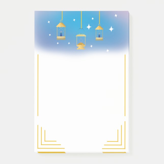 Ramadan Mubarak Post-it Notes (Front)