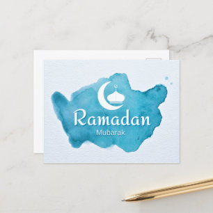 Ramadan mubarak postcard