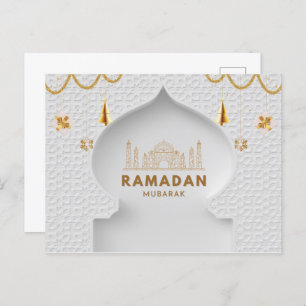 Ramadan Mubarak Ramadan Kareem Holiday Postcard