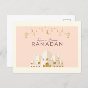 Ramadan Mubarak Ramadan Kareem Holiday Postcard
