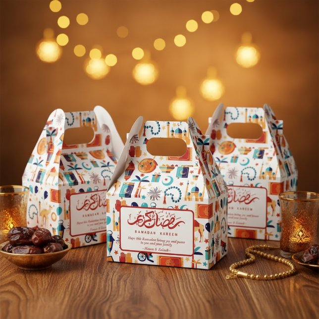 Ramadan Mubarak -Ramadan Kareem -Iftar Favor Boxes (Creator Uploaded)