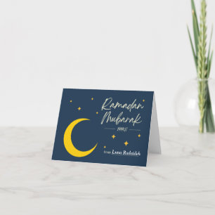 Ramadan Mubarak Ramadan Kareem Note Card