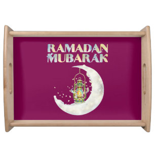 Ramadan Mubarak Serving Tray