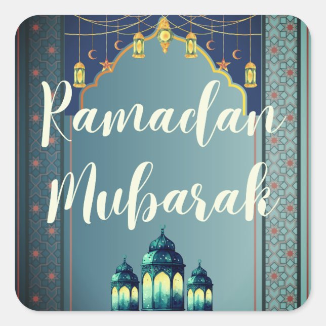 Ramadan Mubarak Sticker (Front)