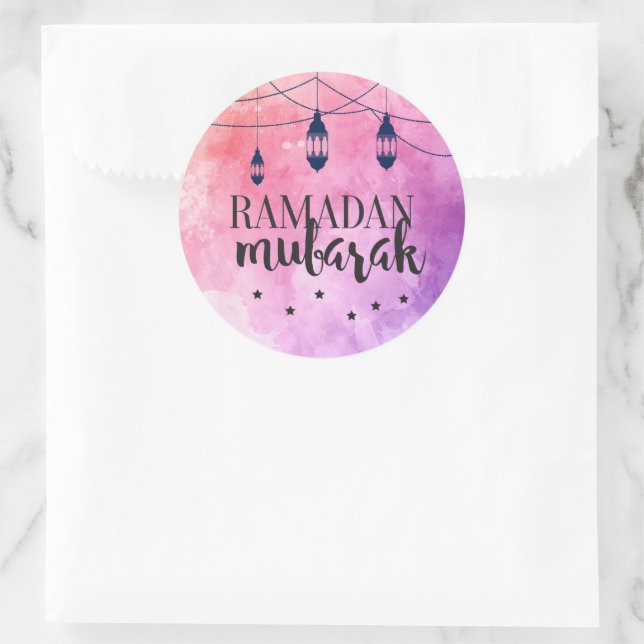 Zegelstickers Eid Mubarak verpakking decoratie doe-het-zelf