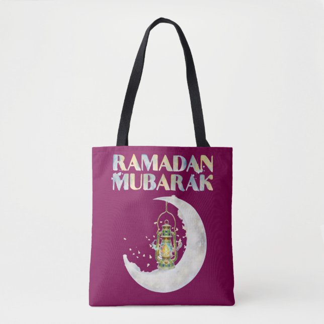 Ramadan Mubarak Tote Bag (Front)