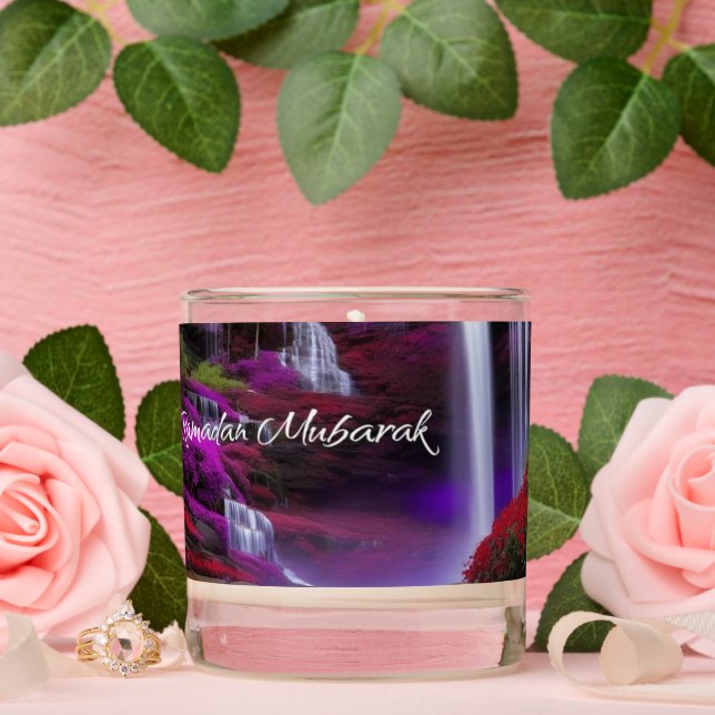 Ramadan Mubarak Vanilla Scented Candle (Wedding)