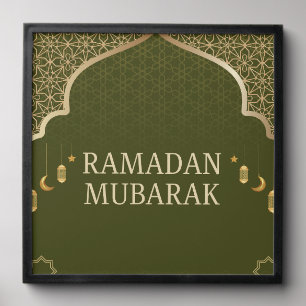 Ramadan Mubarak Wall Art Peel And Stick Photo Tile