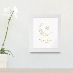 Ramadan Mubarak Wall Print