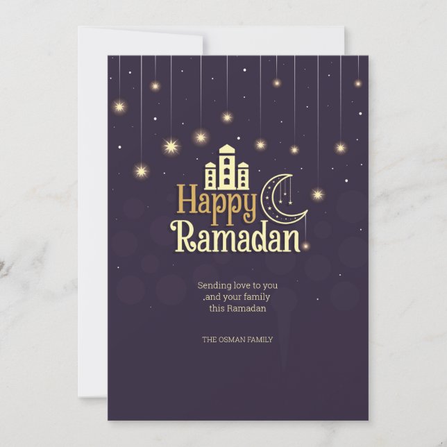 Ramadan Night Holiday Card (Front)